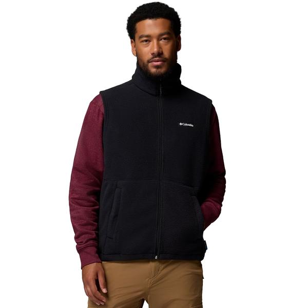 MEN'S TIMBER CREST MTR FLEECE VEST 010/BLACK