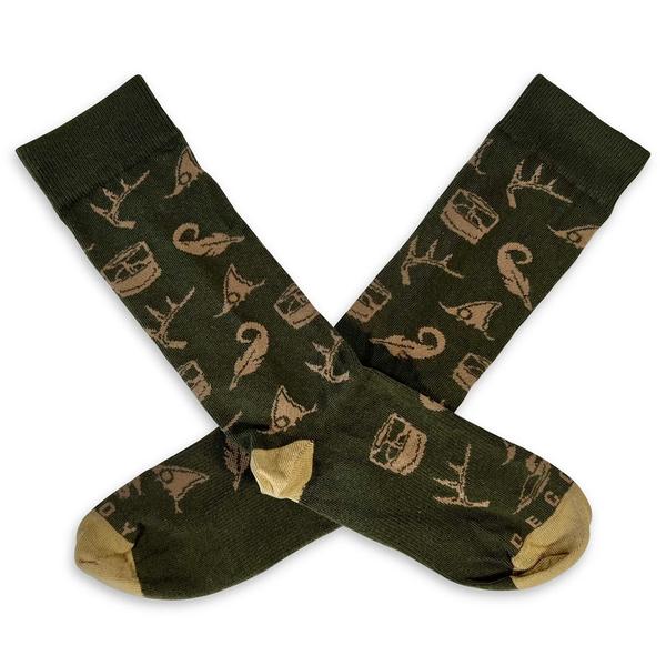 ICON SOCKS GREN/KHAKI