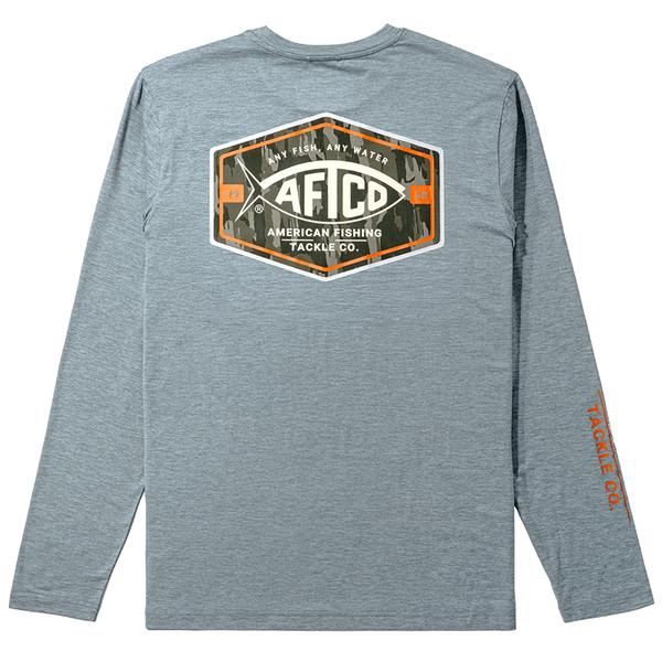 EMBLEM UVX L/S STEELHEATHER