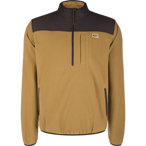 CAMP FLEECE 1/4 ZIP OVER UNDER FDK/FIELDKHAKI